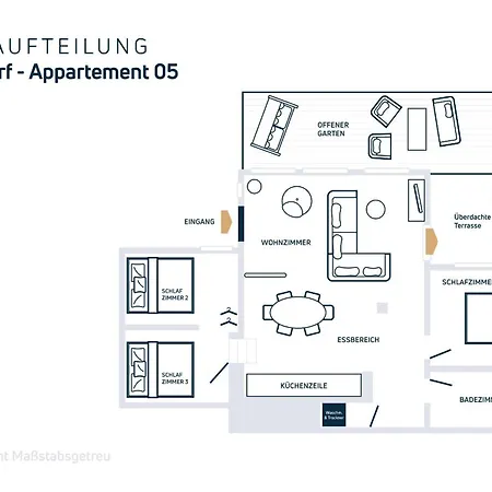 Moderne Lounge-ferienwohnung Mit Terrasse, Strandkorb, Parkplatz - 50 Meter Zum