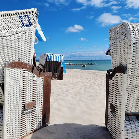 דירה Moderne Lounge-ferienwohnung Mit Terrasse, Strandkorb, Parkplatz - 50 Meter Zum