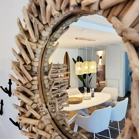 Apartment Moderne Lounge-ferienwohnung Mit Terrasse, Strandkorb, Parkplatz - 50 Meter Zum *