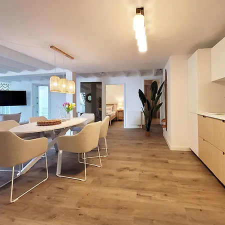 Apartment Moderne Lounge-ferienwohnung Mit Terrasse, Strandkorb, Parkplatz - 50 Meter Zum