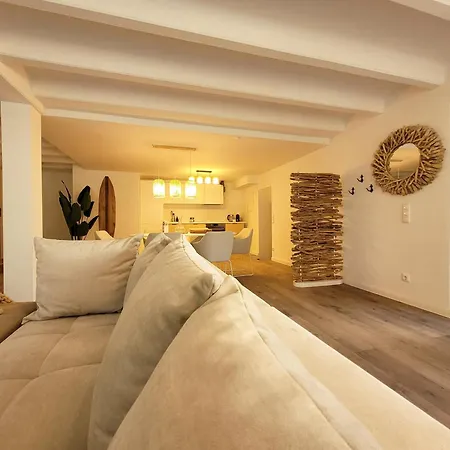 Apartment Moderne Lounge-ferienwohnung Mit Terrasse, Strandkorb, Parkplatz - 50 Meter Zum *