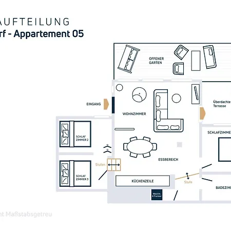Moderne Lounge-ferienwohnung Mit Terrasse, Strandkorb, Parkplatz - 50 Meter Zum זירקסדורף