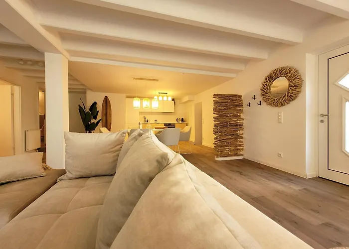 Apartamento Moderne Lounge-ferienwohnung Mit Terrasse, Strandkorb, Parkplatz - 50 Meter Zum *